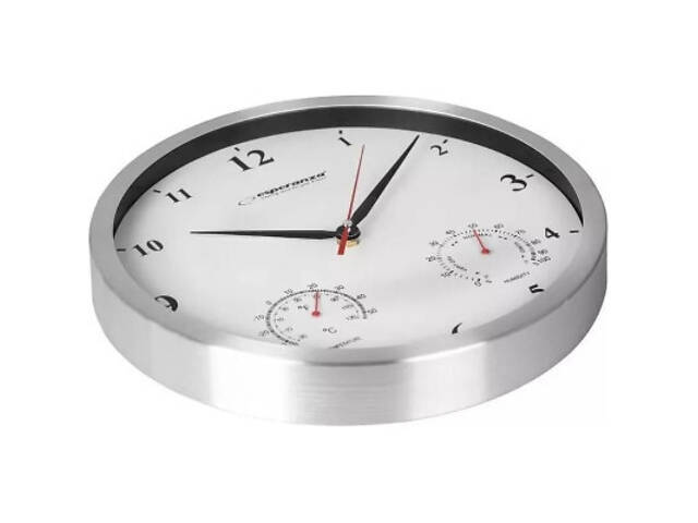 Настінний годинник Esperanza Wall Clock Washington 30 см White (EHC008W) - Фото 3