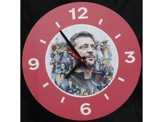 Настінний годинник із написом, Годинники з Вашими фото, УФ друк - Фото 1