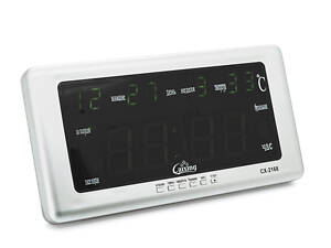 Настенные часы VST-2168, с календарем и термометром, Green, Box