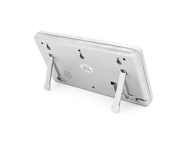 Настінний годинник VST-2168, з календарем і термометром, Green, Box - Фото 4