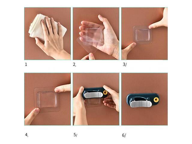 Настенный держатель для швабры и инструмента Qstexpress №1364 - Фото 7