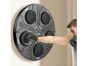 Настінний тренажер для боксу, музична боксерська груша з рукавичками INTELLIGENT BOXING MACHINE