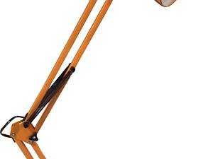 Настольная лампа на струбцине 60W E27 LU-074-1800 ORANGE (ОРАНЖЕВАЯ) TM LUMANO