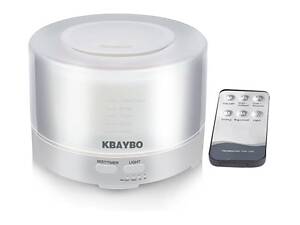 Настольный увлажнитель воздуха для комнаты с подсветкой Kbaybo L500, 7 цветов, 500 мл, пульт ДУ.