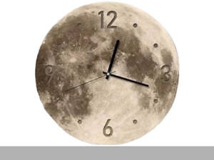 Настінний годинник Місяць з LED підсвічуванням XPRO NCH-50-50 АРАБСЬКІ+ТОЧКИ (45969-_1108)