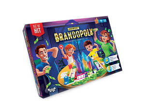 Настольная игра 'Брендополия Premium' Danko Toys G-BrP-01-01U укр