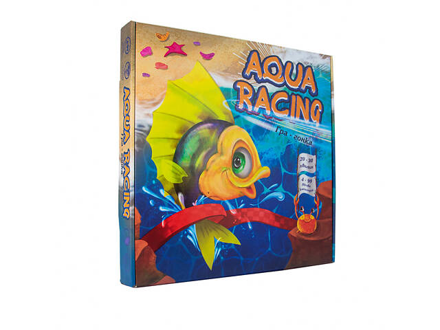 Настольная Игра-бродилка 'Aqua racing' Strateg 30416 укр. - Фото 1