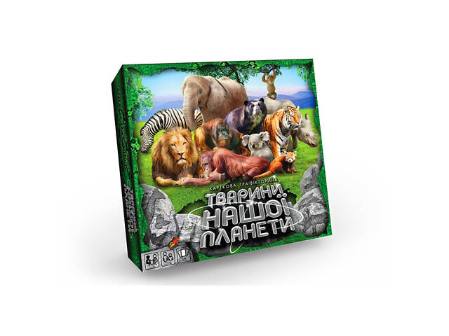 Настольная игра Danko Toys Животные нашей планеты 2 G-JNP-01U - Фото 1