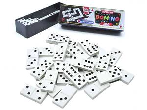 Настольная игра домино в пластиковом боксе 5276 Максимус