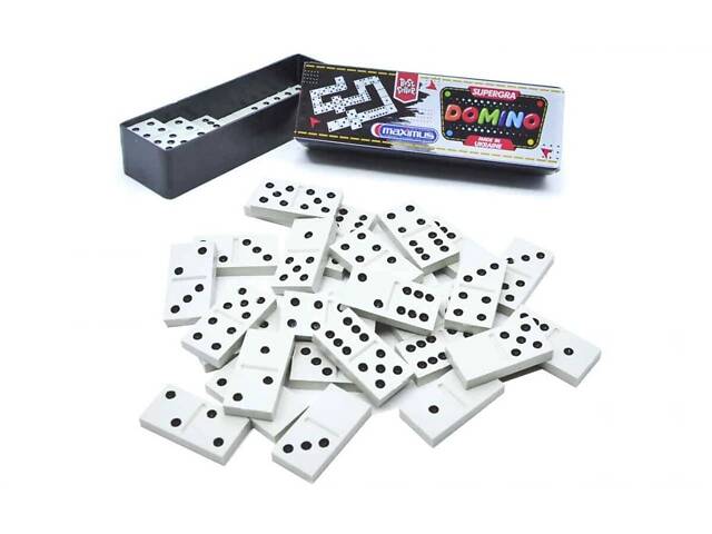 Настольная игра домино в пластиковом боксе 5276 Максимус - Фото 1