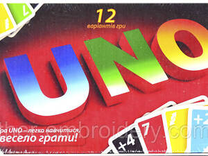 Настольная игра, экономическая 'Uno', Enfant на украинском языке, в коробке 3x15x27 см