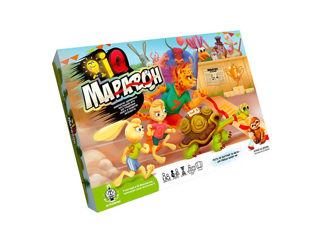 Настільна гра 'IQ Марафон' G-IQM-01-01U укр. мовою - Фото 1