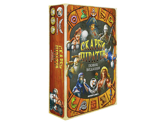 Настольная игра 'Сокровища пиратов' SBPR01UA карточная - Фото 1