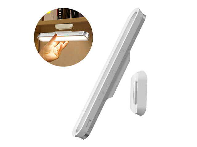 Настільна лампа BASEUS Magnetic Stepless Dimming Charging White (DGXC-02) - Фото 2