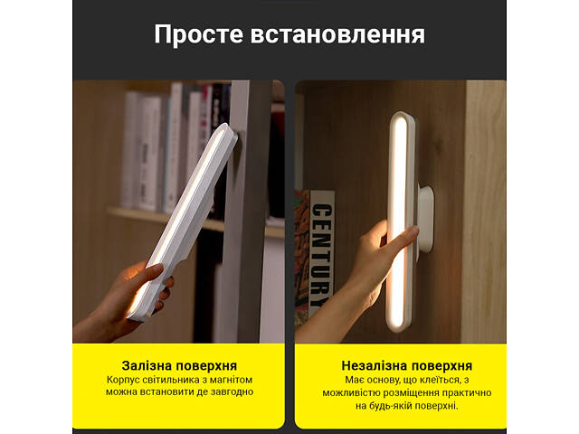 Настільна лампа BASEUS Magnetic Stepless Dimming Charging White (DGXC-02) - Фото 3