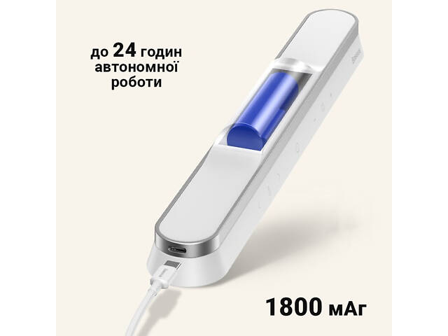 Настільна лампа BASEUS Magnetic Stepless Dimming Charging White (DGXC-02) - Фото 6