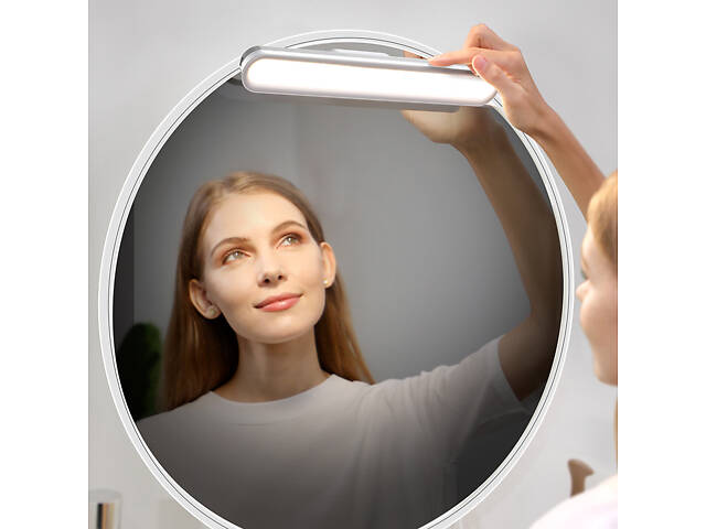 Настільна лампа BASEUS Magnetic Stepless Dimming Charging White (DGXC-02) - Фото 7