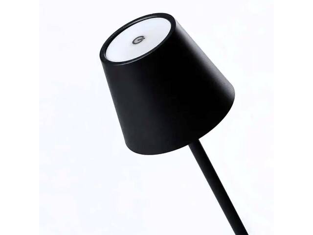 Настольная лампа на аккумуляторе в скандинавском стиле 5 Вт Черный HP400B - Фото 2