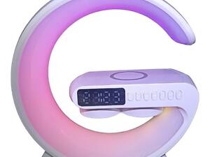 Настольная лампа-ночник Led Wireless Charging Speaker Google G11 8527 15W White