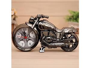 Настольные часы с будильником Мотоцикл. Часы-будильник Байк. Часы в виде мотоцикла