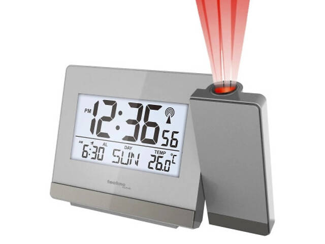 Настільний годинник Technoline WT538 проєкційний Silver/Anthracite (DAS301198) - Фото 1