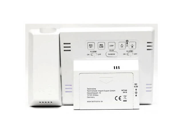 Настільний годинник Technoline WT549 проєкційний White (DAS301195) - Фото 5