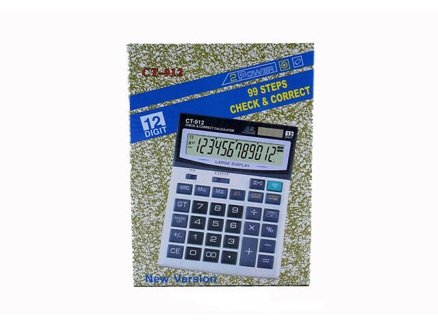 Настольный калькулятор KK CF 912 - Фото 3