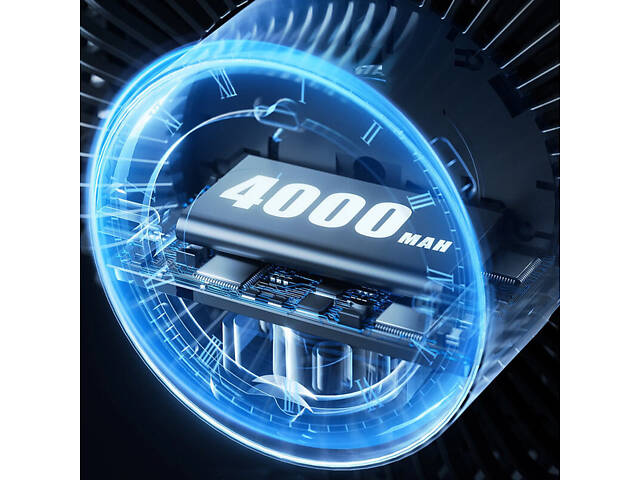 Настольный вентилятор F16 Smart 4000mAh White - Фото 8