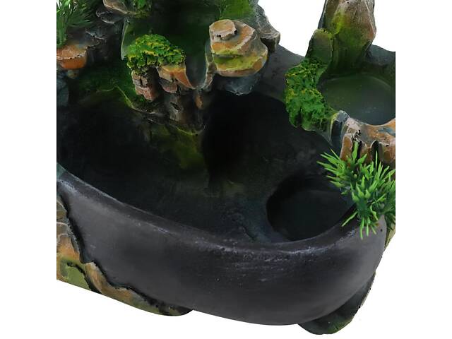 Настольный водопад Бонсай Фэн Шуй RESTEQ с подсветкой и парогенератором для дома релакса и интерьера - Фото 7