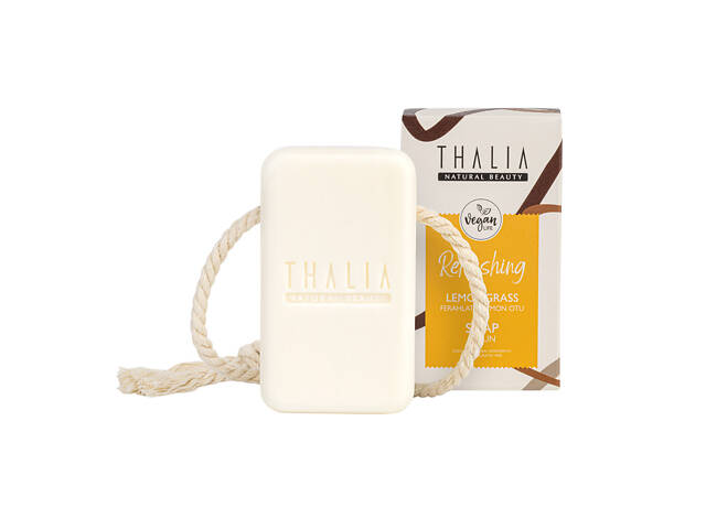 Натуральне освіжаюче мило для волосся, обличчя та тіла з ефірною олією лемонграсу Thalia, 140 Лівеста - Фото 1