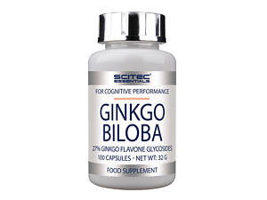Натуральные добавки Ginkgo Biloba 100 tabl