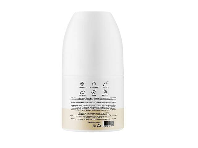 Натуральный дезодорант ROLL-ON DEODORANT Love&Loss 50 мл - Фото 2
