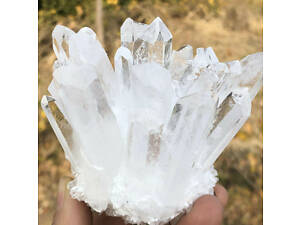 Натуральный камень белого кварца White Quartz 100 г — природный минерал для медитации, коллекции и декора