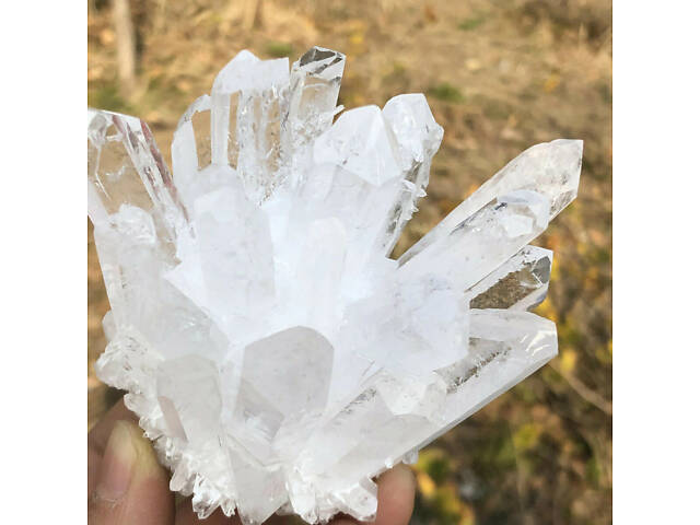 Натуральний камінь білого кварцу White Quartz 100 г — природний мінерал для медитації, колекції та декору - Фото 3