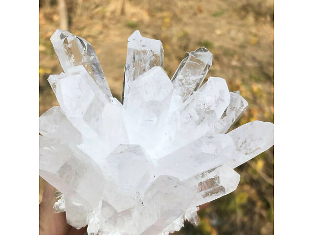 Натуральний камінь білого кварцу White Quartz 100 г — природний мінерал для медитації, колекції та декору - Фото 5