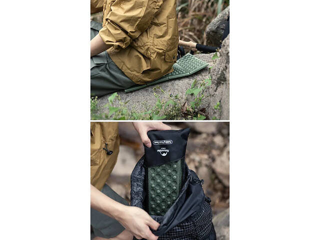 Naturehike NH20PJ025 Сидушка складна XPE з чохлом 15 мм, хакі - Фото 2