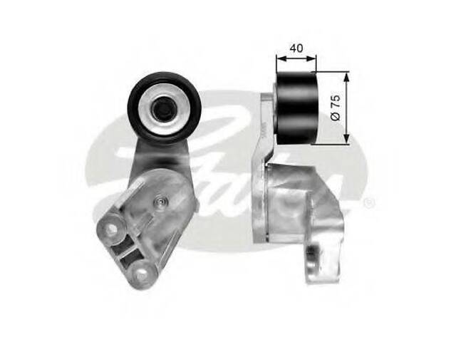 Натягувач клинового ременя GATES T38585 на VOLVO FH 12 - Фото 1