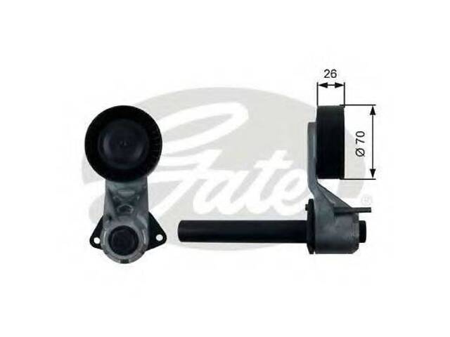 Натягувач поліклинового ременя GATES T39203 на BMW X5 (E70) - Фото 1