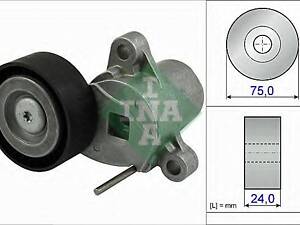 Натяжна планка, поліклиновий ремінь INA 534050710 на FORD FIESTA седан