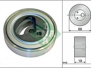 Натяжний ролик, поліклиновий ремінь INA 531089910 на SUZUKI AERIO универсал (ER)