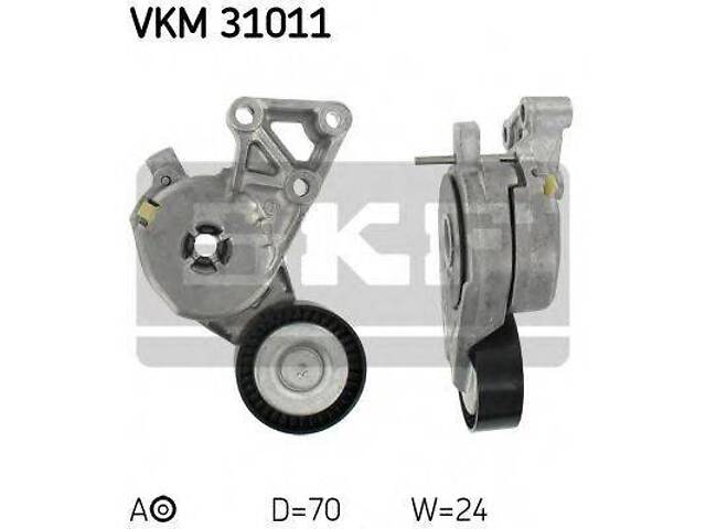 Натяжний ролик, поліклиновий ремінь SKF VKM31011 на VW GOLF PLUS (5M1, 521)
