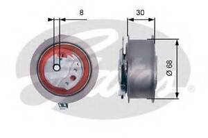 Натяжний ролик, ремінь ГРМ GATES T43219 на VW PASSAT (362)