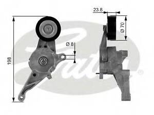 Натяжний ролик GATES T38436 на VW CADDY III фургон (2KA, 2KH, 2CA, 2CH)