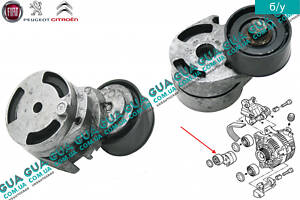Натяжной механизм ремня генератора ( Натяжная планка / ролик / натяжитель ) 9638380780 Citroen / СИТРОЭН NEMO 2008- / НЕ