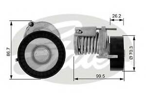 Натяжной ролик приводного ремня для моделей: AUDI (A2), SEAT (CORDOBA,IBIZA,INCA,AROSA,CORDOBA,TOLEDO,CORDOBA,CORDOBA,