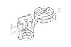 Натяжной ролик приводного ремня для моделей: AUDI (A3), SEAT (TOLEDO,LEON), SKODA (OCTAVIA,OCTAVIA), VOLKSWAGEN (GOLF,