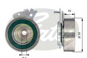 Натяжной ролик ремня ГРМ для моделей: BEDFORD (ASTRA, ASTRAMAX), CHEVROLET (KALOS,KALOS,AVEO,CORSA,CORSA,MONTANA,LANOS,
