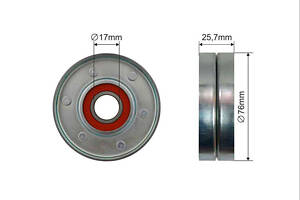 Натяжной ролик ремня ГРМ 16200