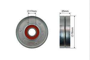 Натяжной ролик ремня ГРМ 17100