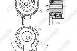 Натяжной ролик ремня ГРМ GTB0320